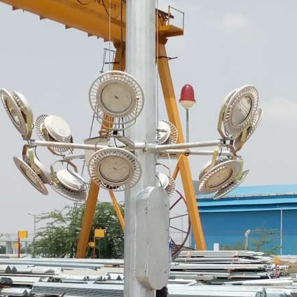 high mast pole supplier in Chennai